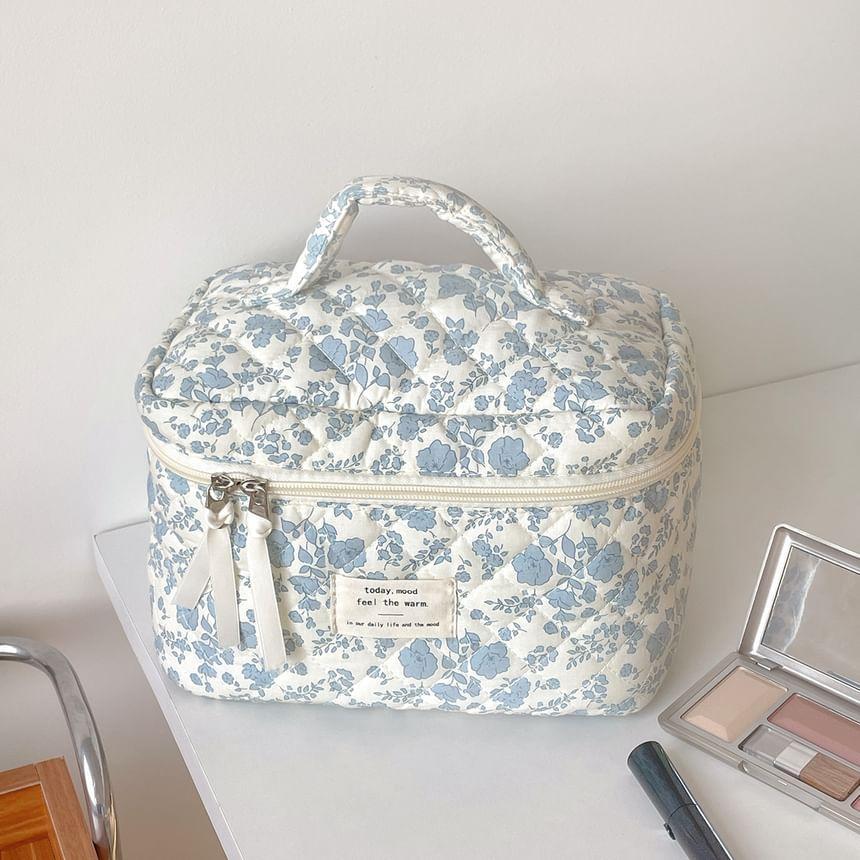 Floral Fabric Pouch / Makeup Bag / Clutch Product Image