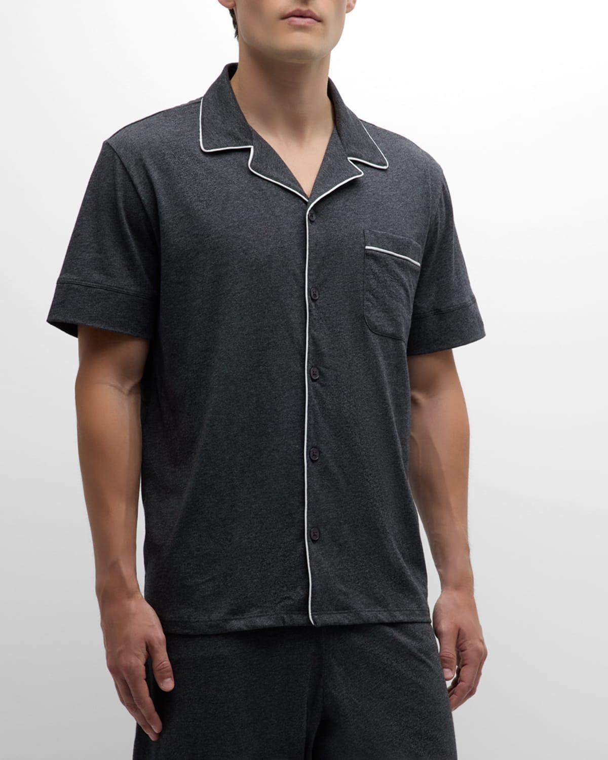 Men's Pima Cotton Short Pajama Set Product Image