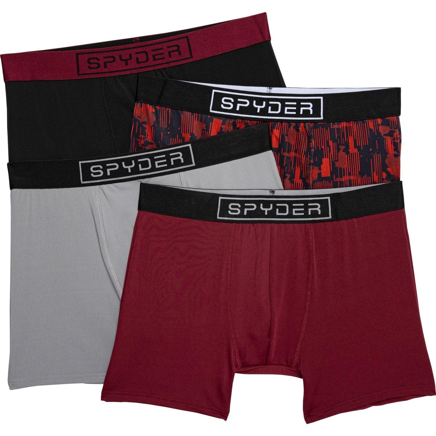 Spyder All-Performance Knit Boxer Briefs - 4-Pack Product Image