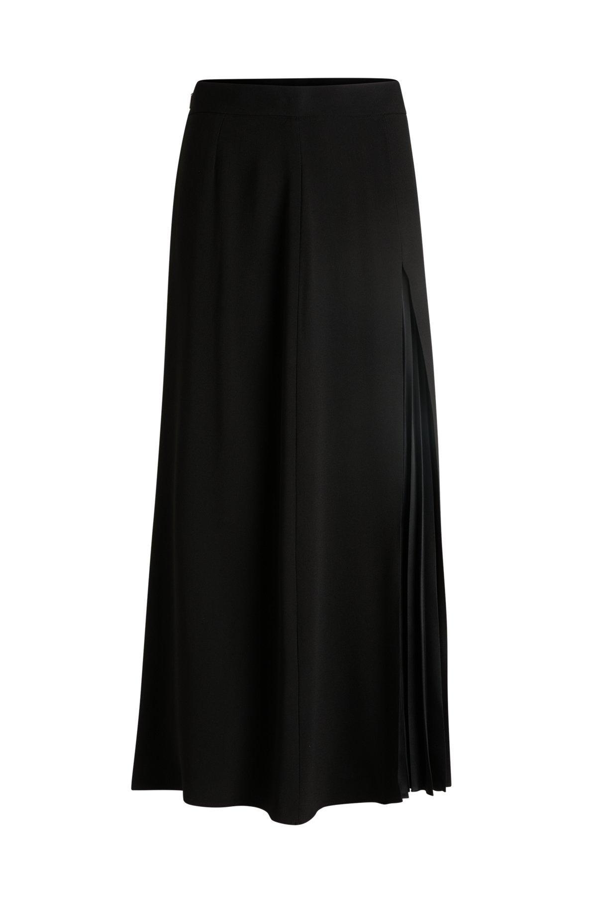 Maxi skirt with plissé detail Product Image