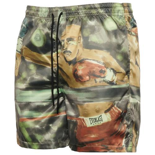 Coney Island Picnic Mens Coney Island Picnic X Everlast Watercolor 5.5 Nylon Shorts - Mens Multi/Green Product Image