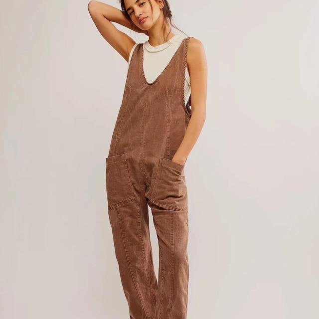 We The Free High Roller Jumpsuit - Rare Stone Product Image