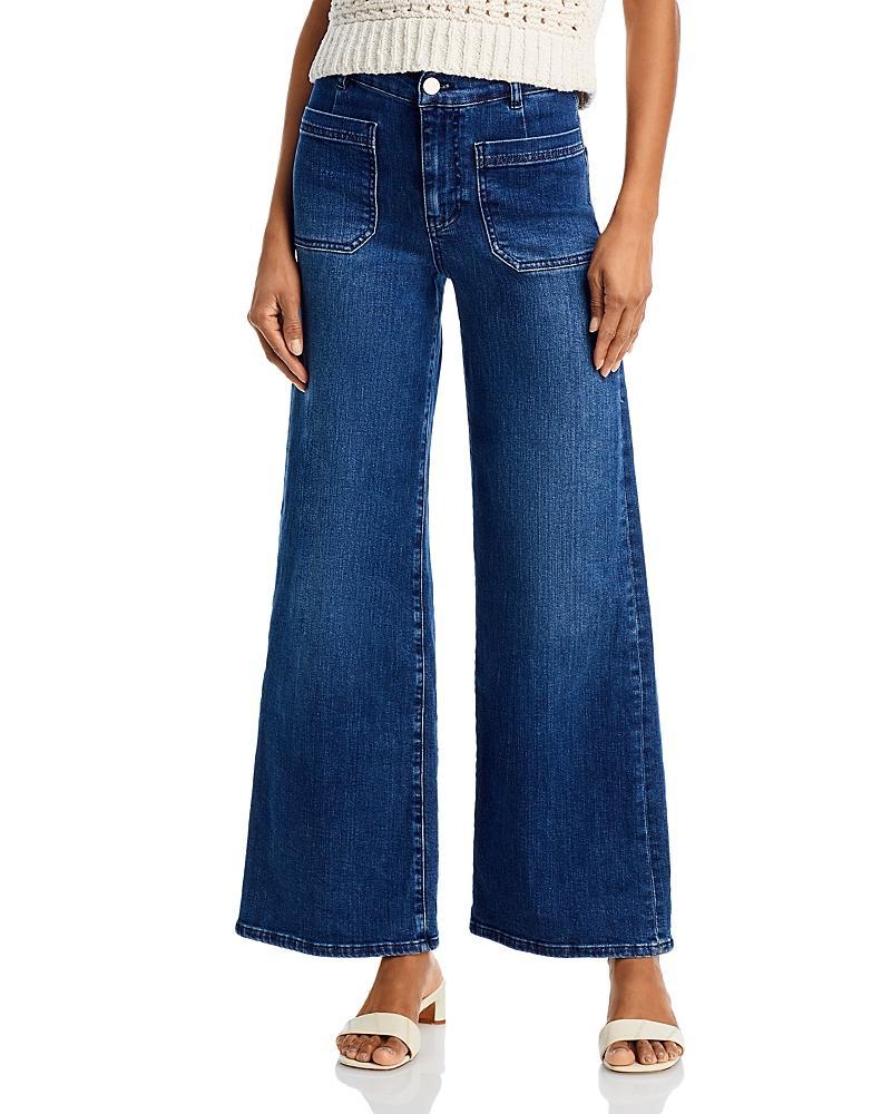 FRAME Le Slim Palazzo Pocket Wide Leg Jeans Product Image