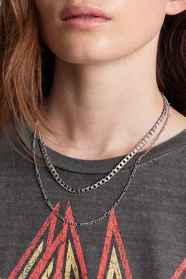 Essential Delicate Chain Layering Necklace Set Womens at Urban Outfitters Product Image