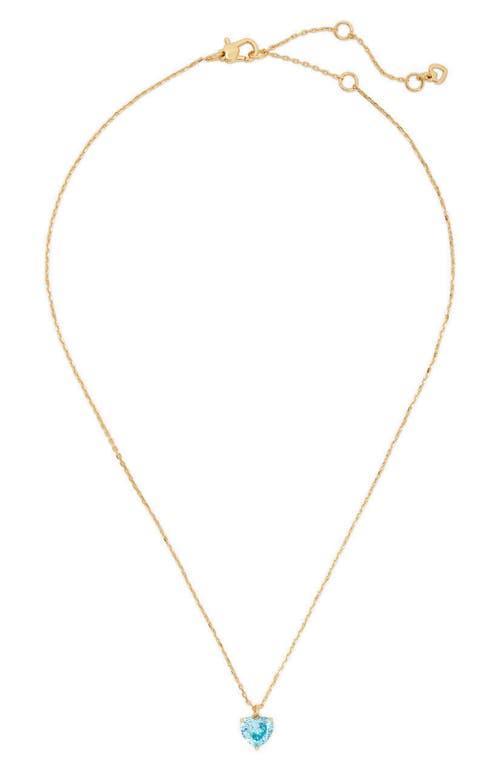 Kate Spade New York my love birthstone heart pendant necklace Product Image