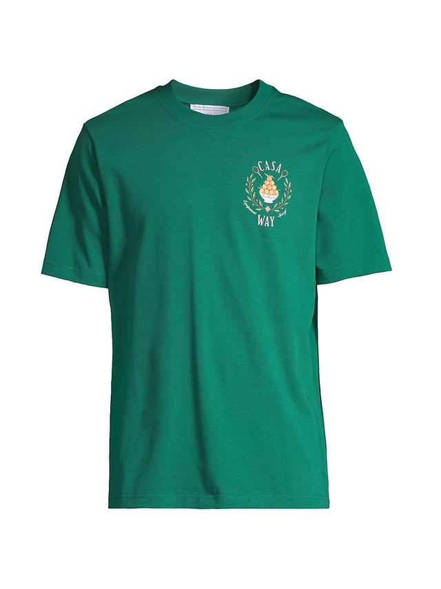 Mens Casa Way Logo Cotton T-Shirt Product Image