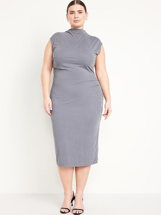 Ruched Midi Dress Product Image