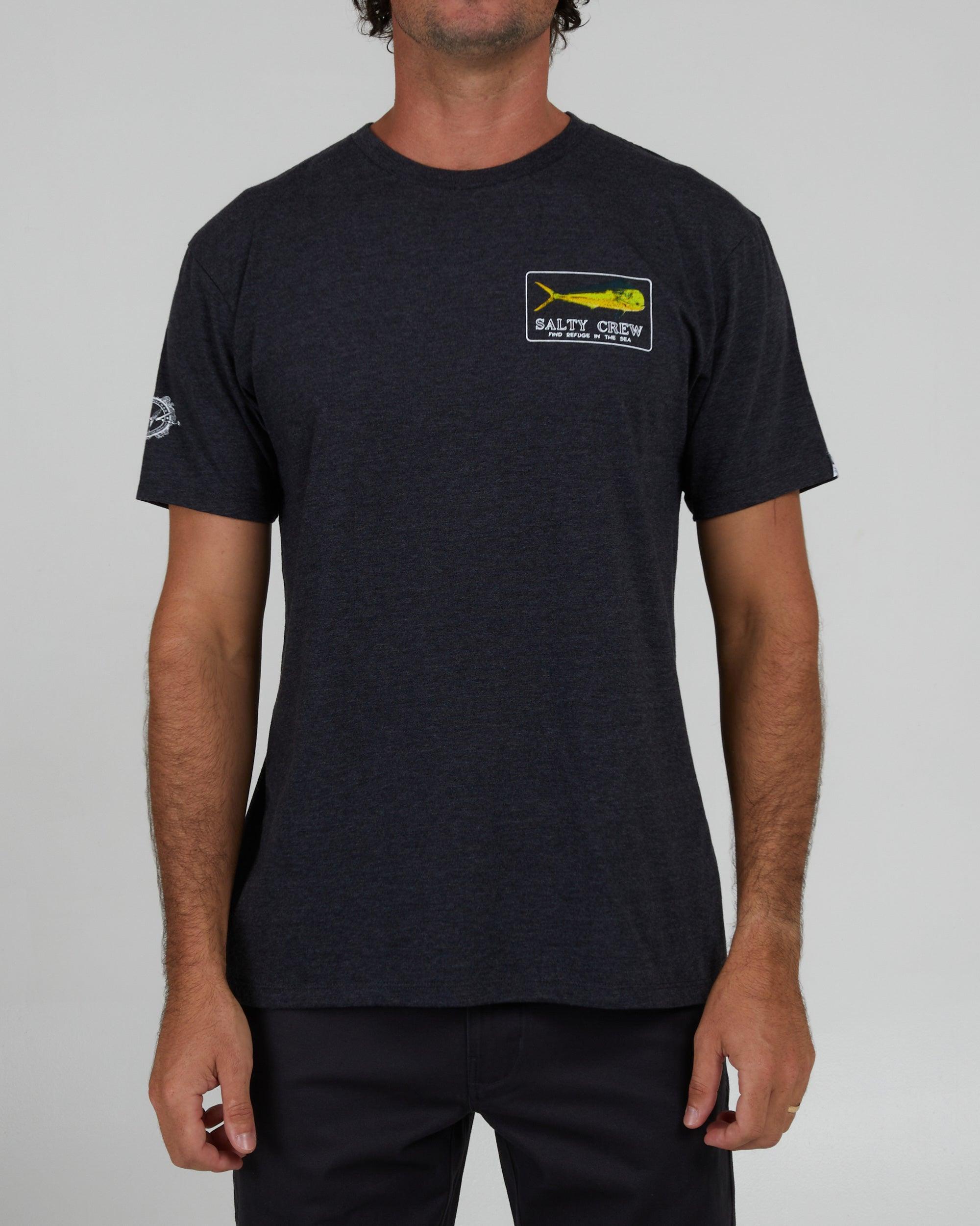 Golden Mahi Charcoal Heather S/S Premium Tee Male Product Image