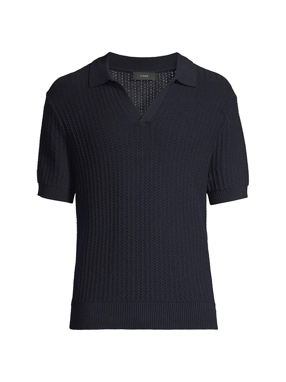 Mens Crafted Rib Johnny Collar Shirt Product Image