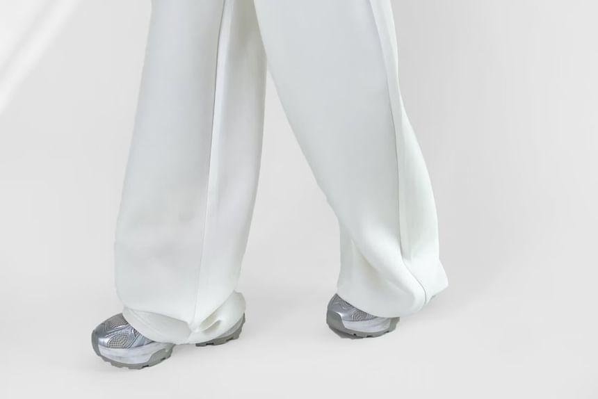 Mid Rise Plain Sweatpants Product Image