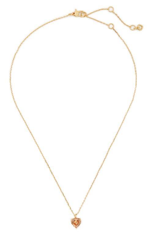 Kate Spade New York my love birthstone heart pendant necklace Product Image