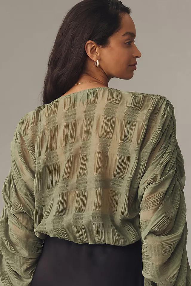 Sunday in Brooklyn Drawstring Blouse Product Image