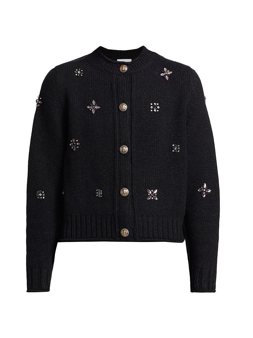 Womens Five Needles Embroidered Cardigan product image