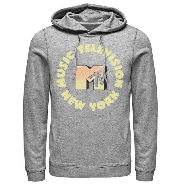 Mens MTV Bubble MTV Back Hoodie Athletic Grey Product Image