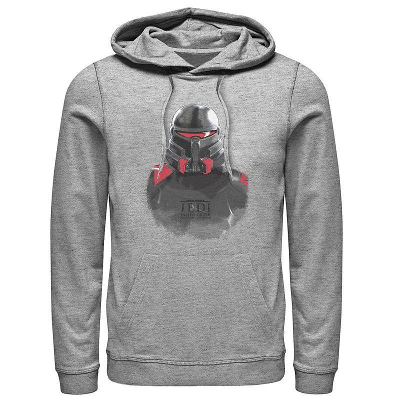 Mens Star Wars Jedi Fallen Order Purge Trooper Pullover Hoodie Athletic Grey Product Image