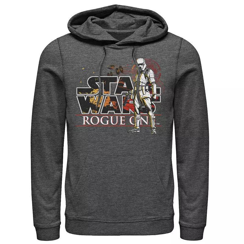 Mens Star Wars The Mandalorian Colorful Panel Group Portraits Hoodie Product Image