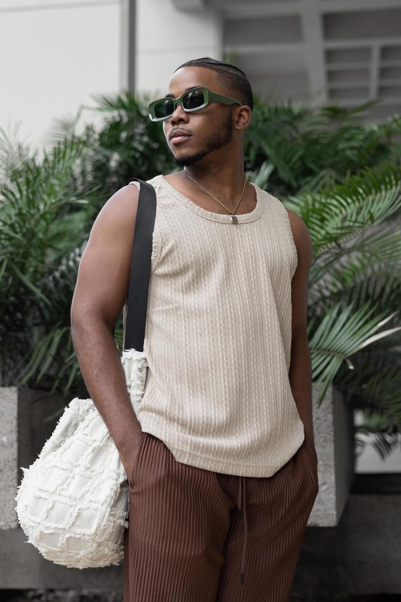 Kellen Textured Tank - Tan product image