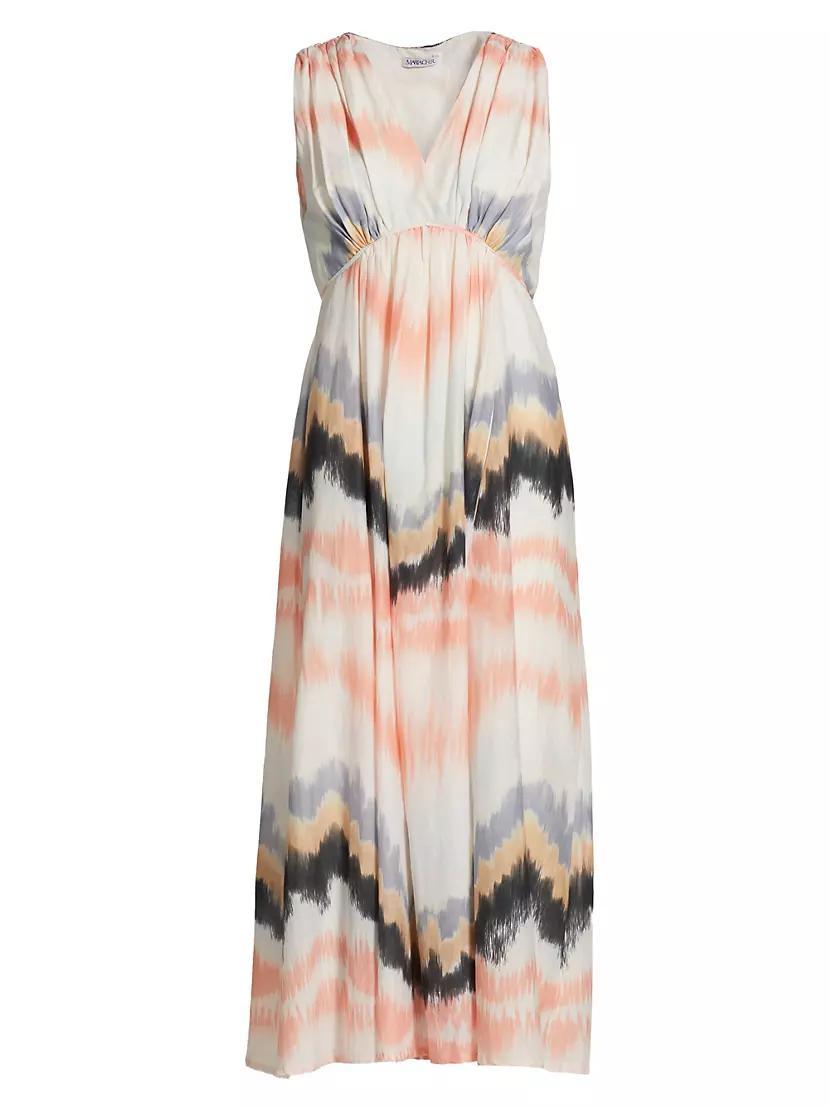 Carranza Maren Printed Voile Tie-Waist Midi-Dress Product Image