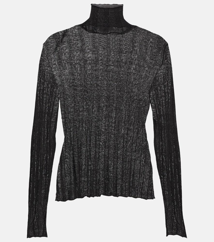 THE ROW Pullover Aus Leinen Und Seide In Black Product Image