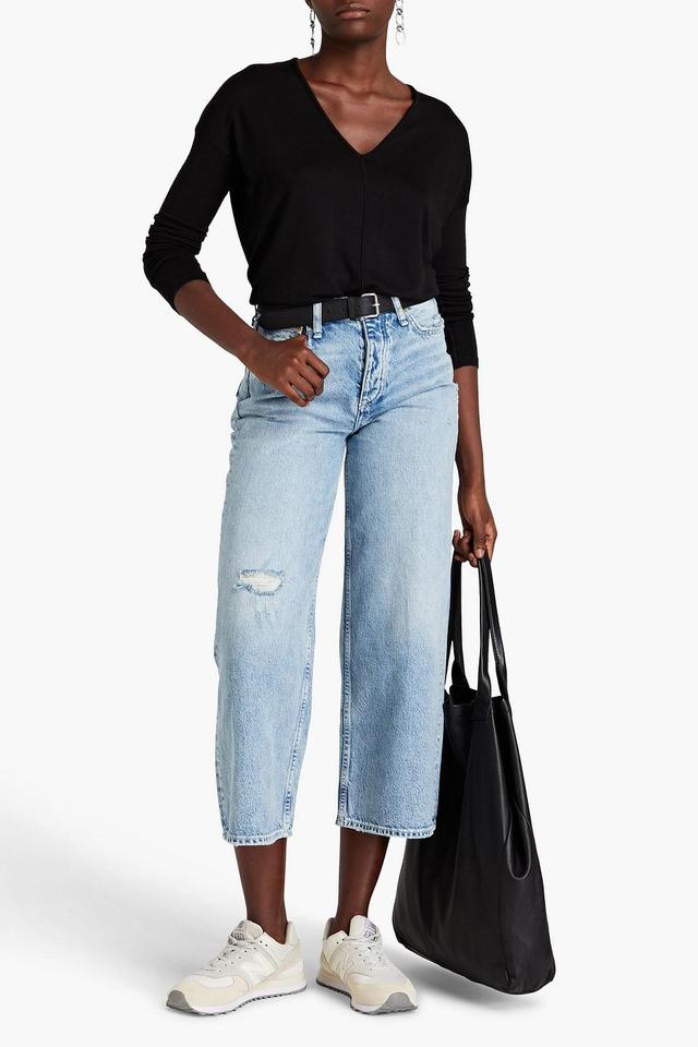 RAG & BONE Wide-leg Cropped Jeans In Multi Product Image