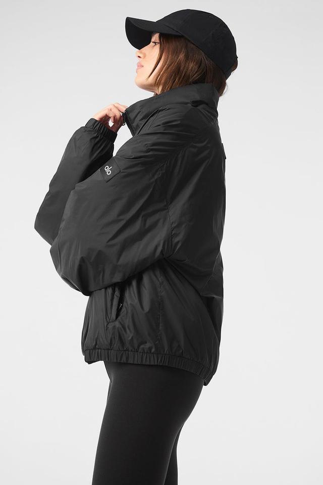 Latitude Light Weight 1/2 Zip Pullover Jacket - Black Female Product Image