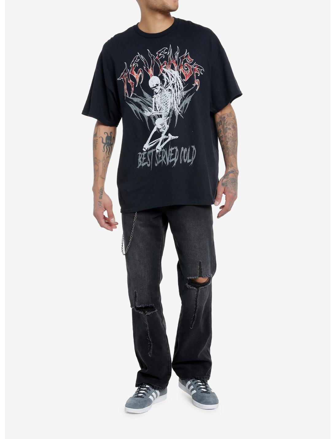 Revenge Served Cold Oversized T-Shirt Product Image