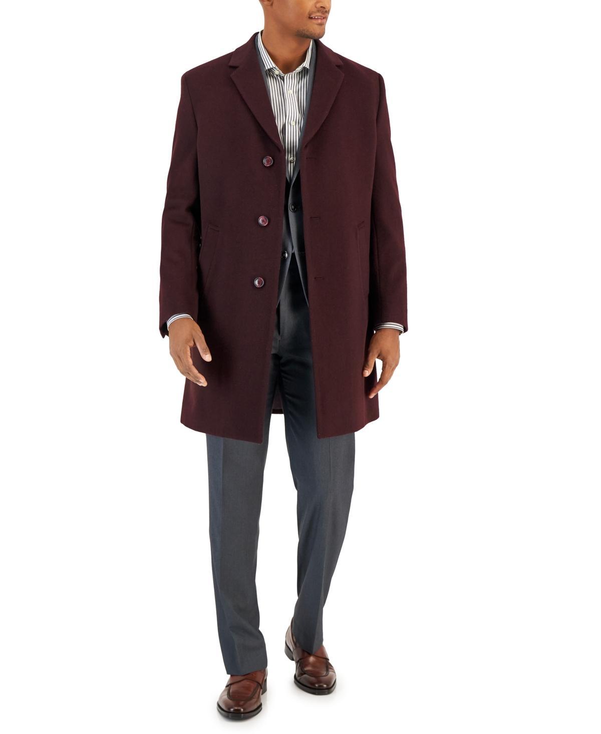 Nautica Mens Classic-Fit Camber Wool Overcoat Product Image