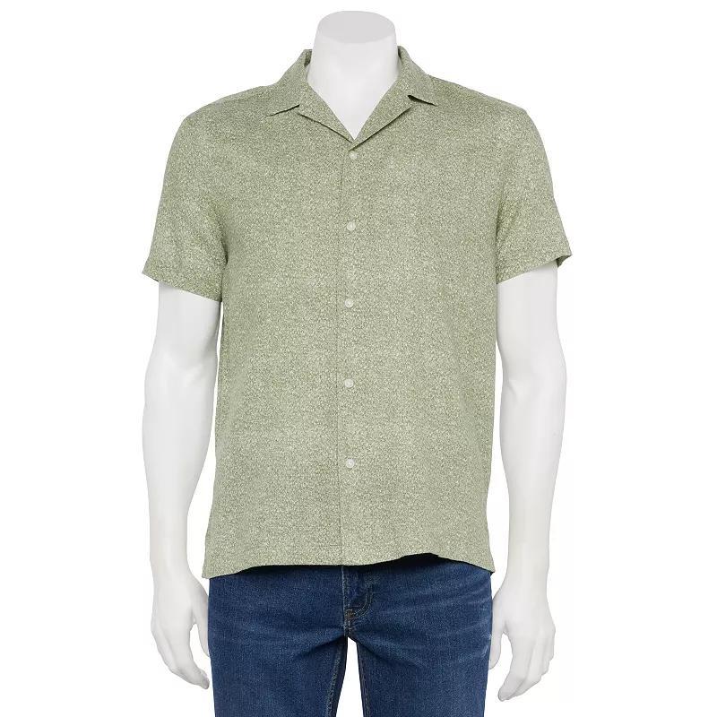 Mens Sonoma Goods For Life Short Sleeve Camp Collar Shirt Product Image