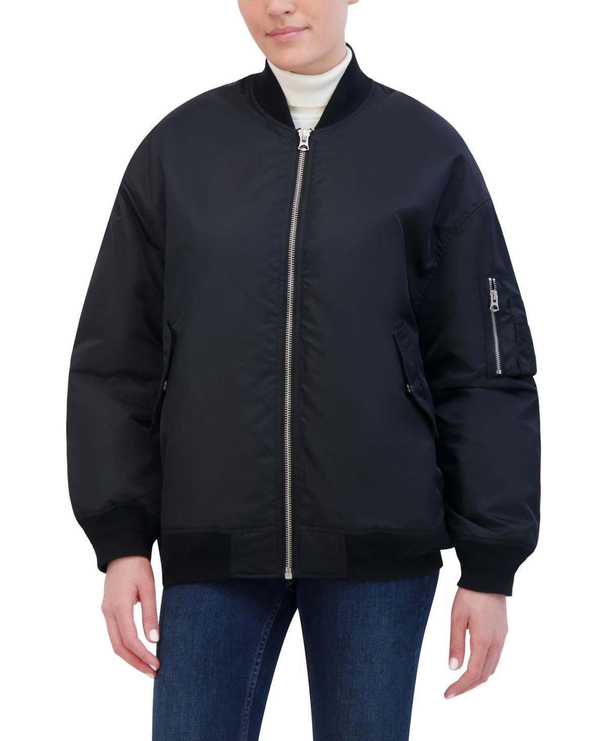 Hudson Jeans Womens Oversized Bomber Jacket Product Image