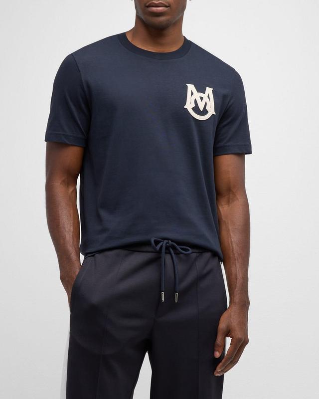 Mens Moncler Man Logo Cotton T-Shirt Product Image