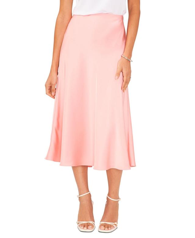 1.state Womens Bias Cut A-Line Midi Skirt Product Image