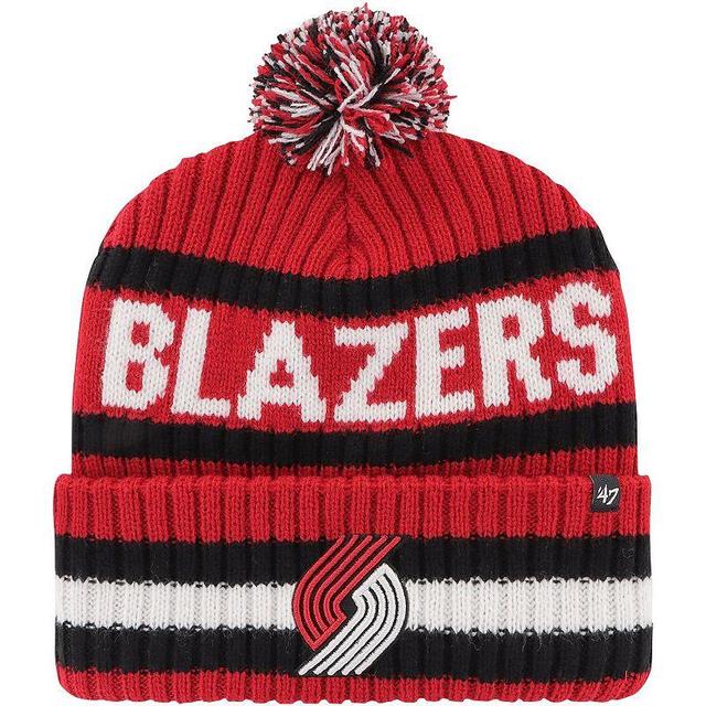 Mens 47 Portland Trail Blazers Bering Cuffed Knit Hat with Pom Product Image