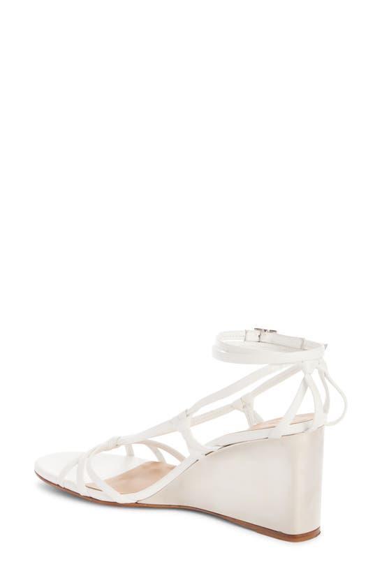 Rebecca Leather Sandals In White Product Image