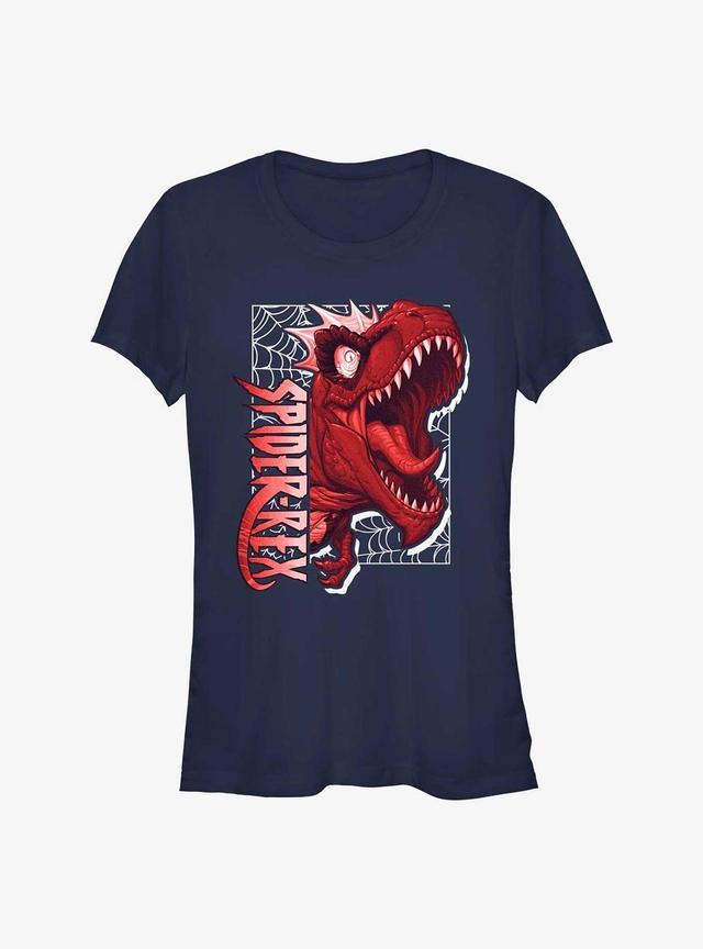 Marvel Spider-Man Spider-Rex Fury Girls T-Shirt Product Image