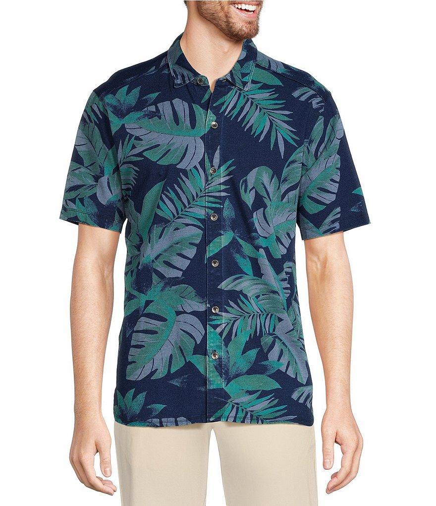 Tommy Bahama Shadows In Paradise Short Sleeve Woven Camp Shirt Product Image