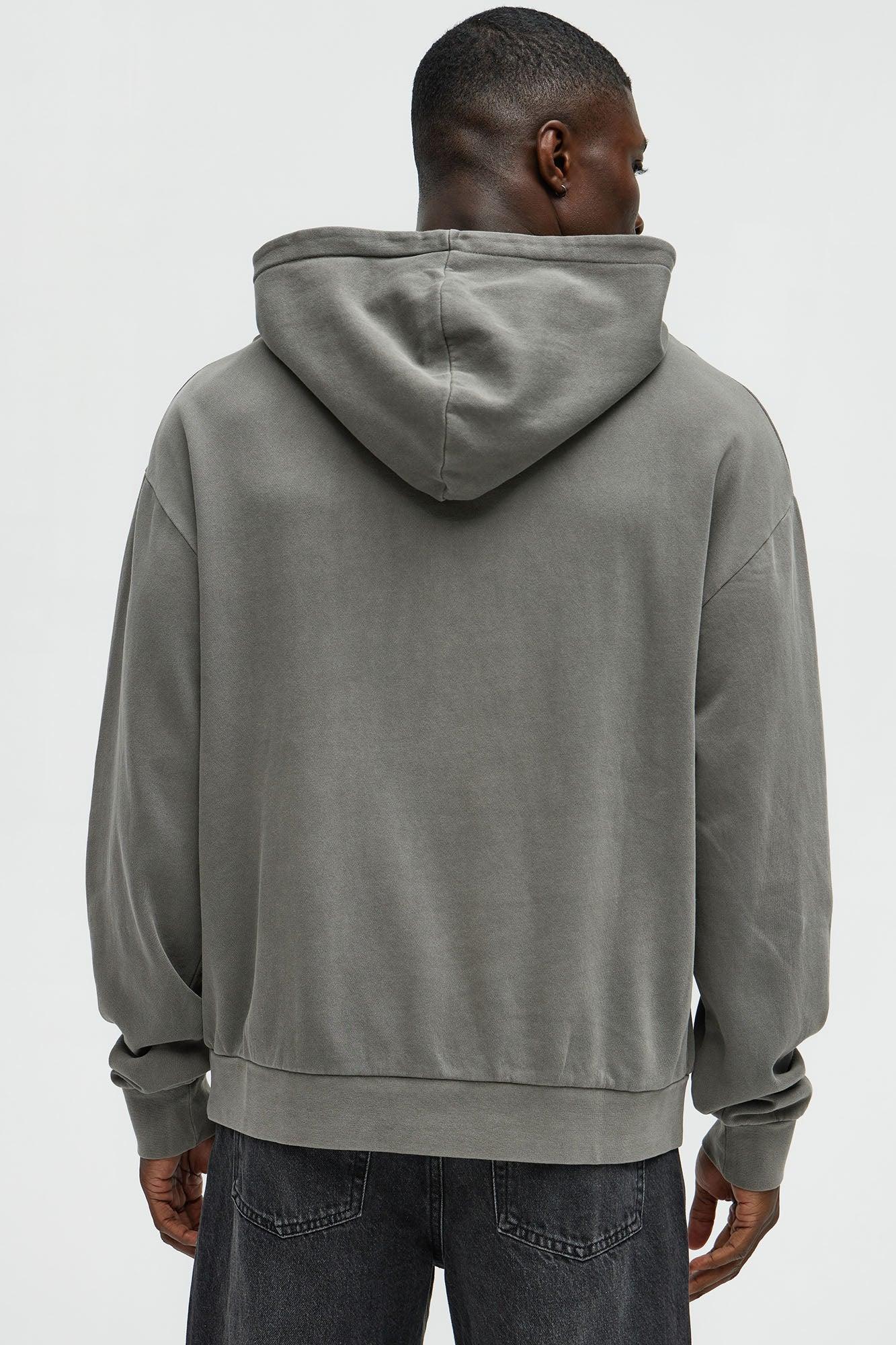 New York Round The Way Hoodie - Grey Product Image