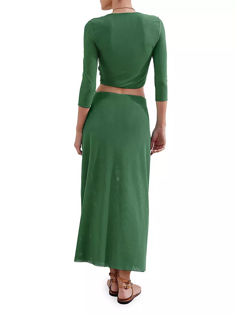 Talita Cotton-Blend Maxi Dress Product Image