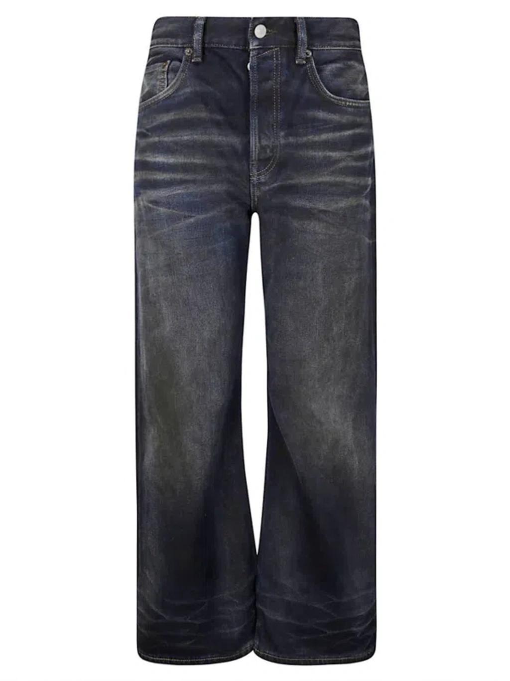 ACNE STUDIOS 2021 Denim Wide Jeans In Black Product Image