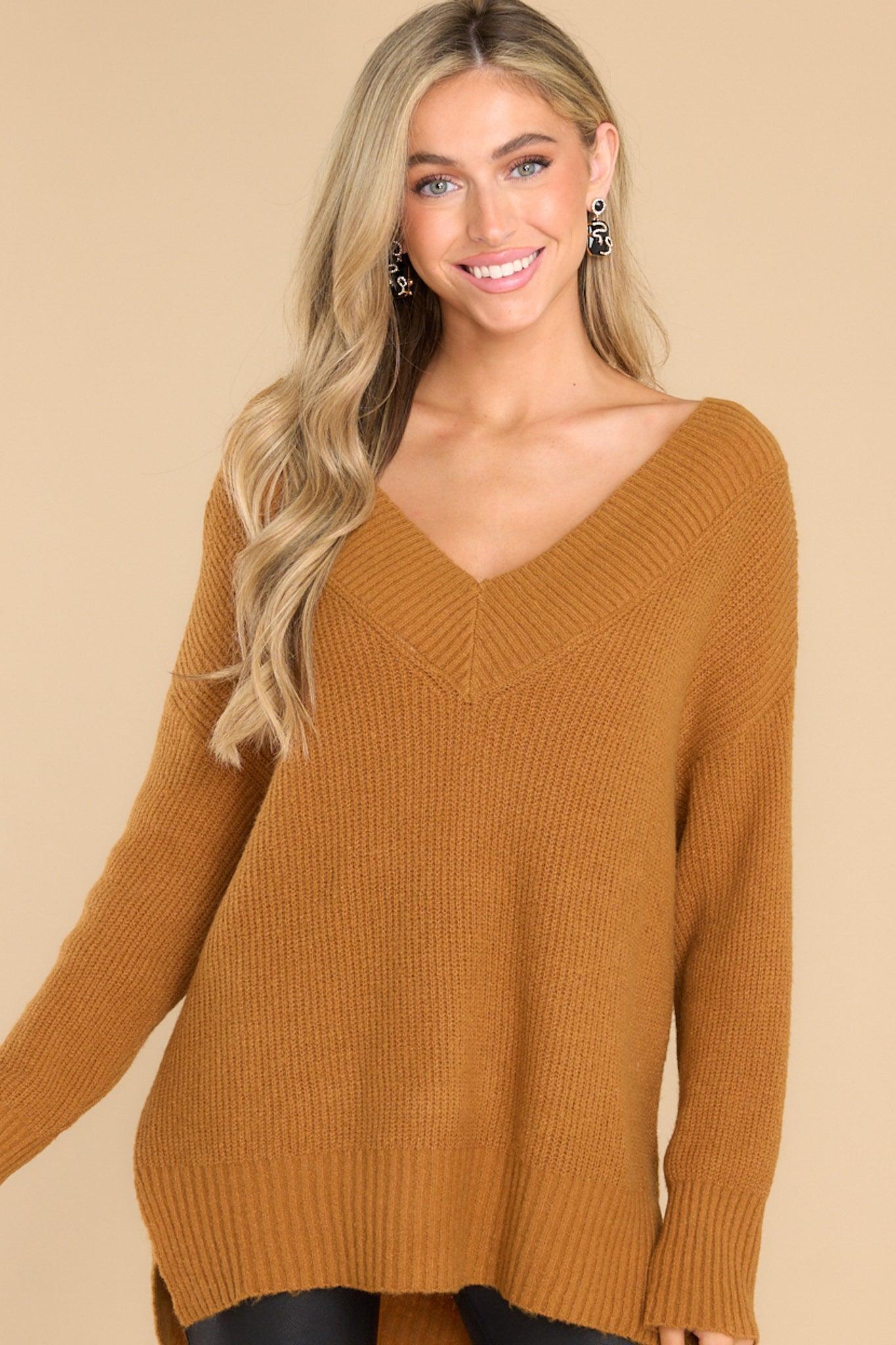 Together Again Caramel Sweater Tan Product Image