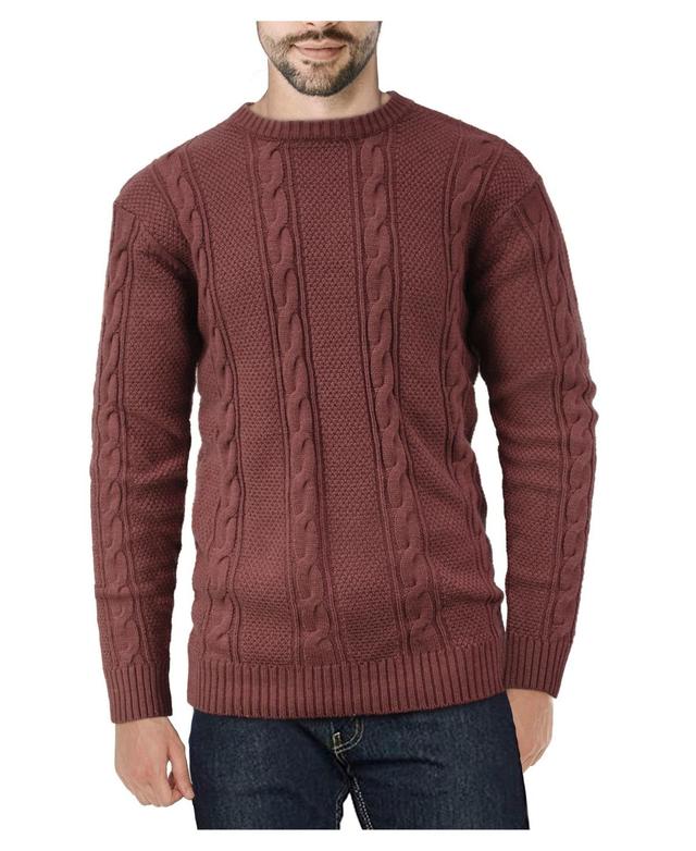 X-Ray Mens Cable Knit Sweater Product Image