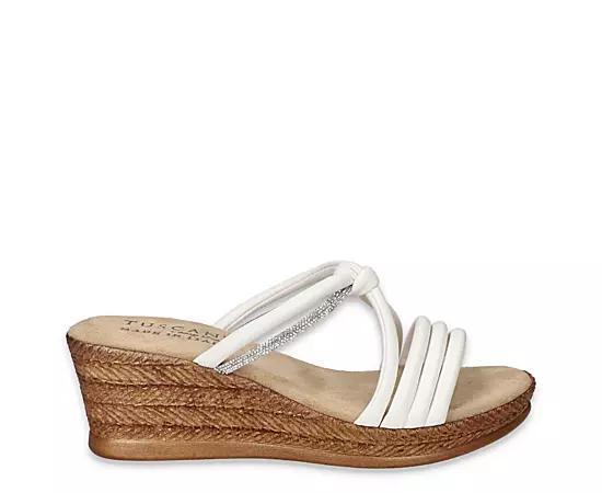 Easy Street Womens Elvera Slip-On Wedge Sandals Product Image