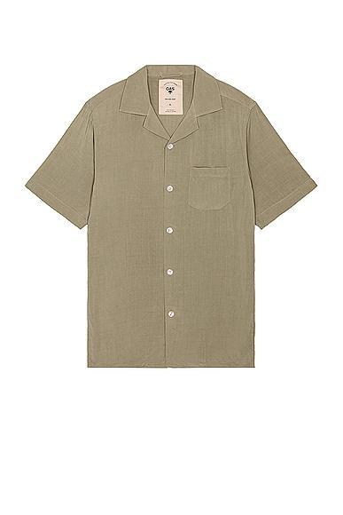 OAS Plain Shirt in Olive Product Image