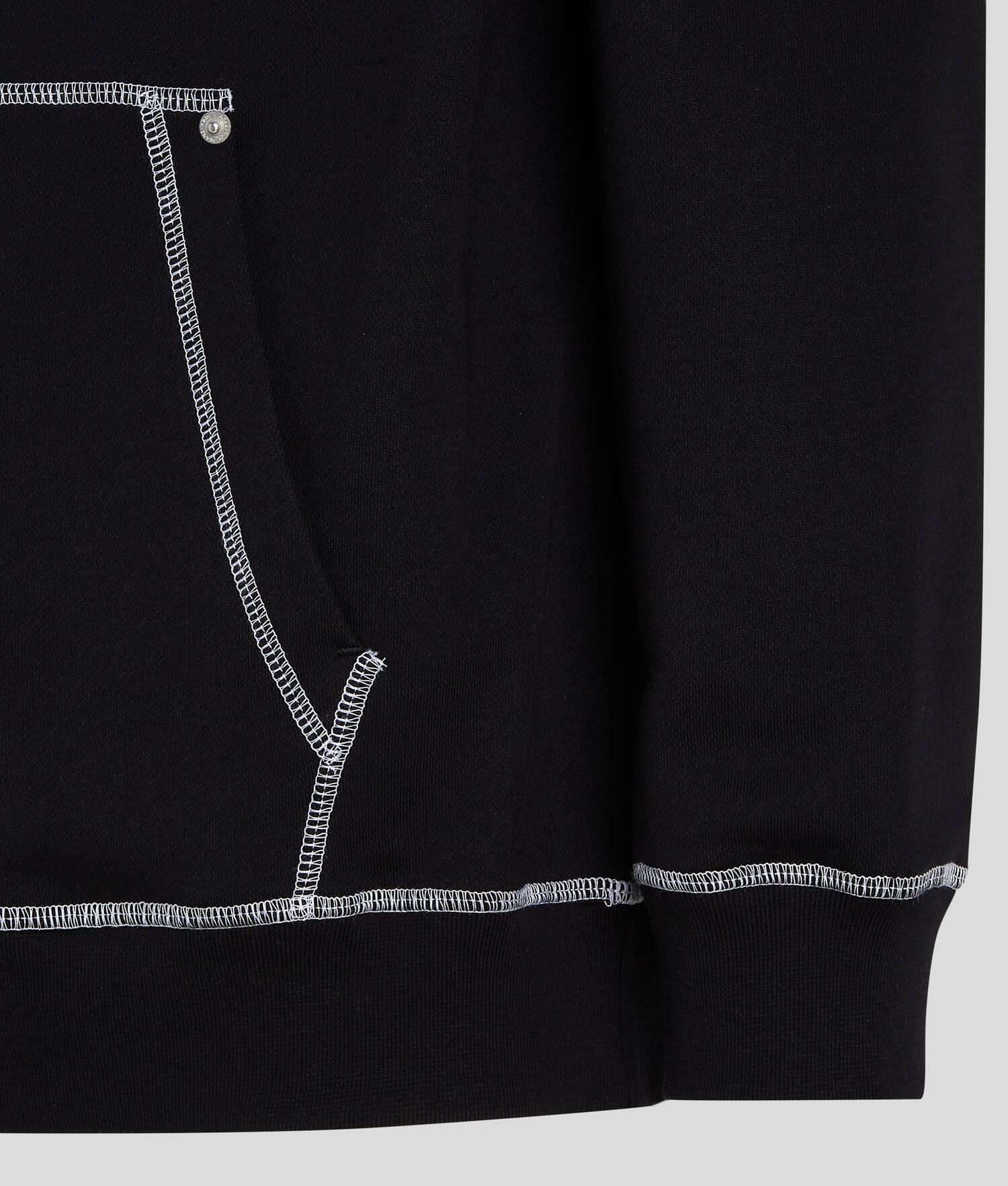 KLJ CONTRAST STITCH HOODIE Product Image