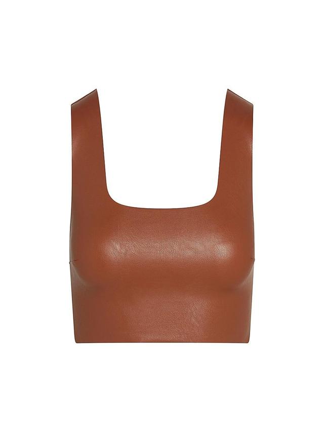 Commando Faux Leather Crop Top Product Image