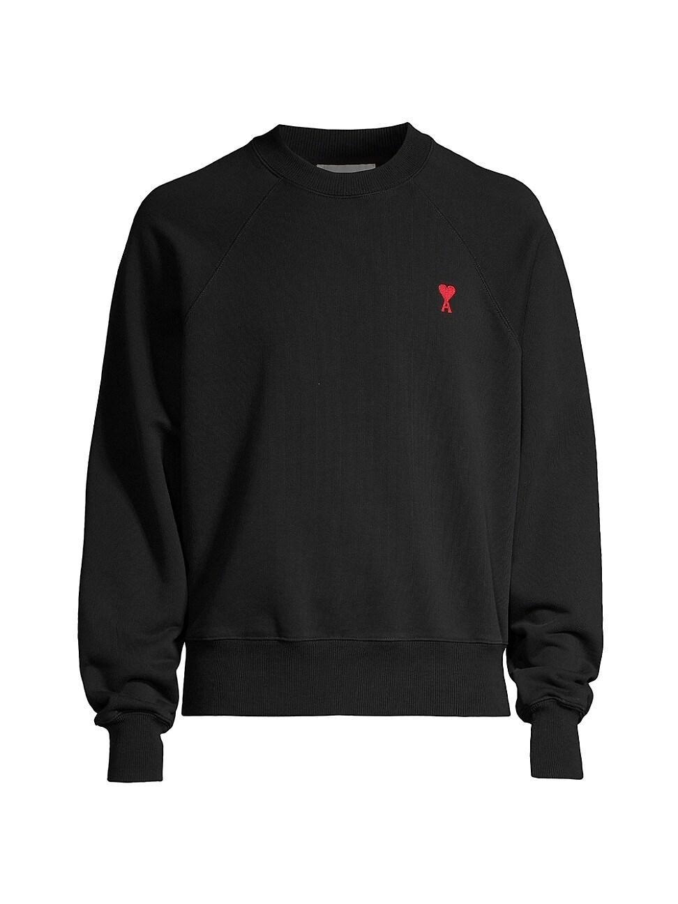 AMI ALEXANDRE MATTIUSSI De Coeur Sweatshirt In Black Product Image