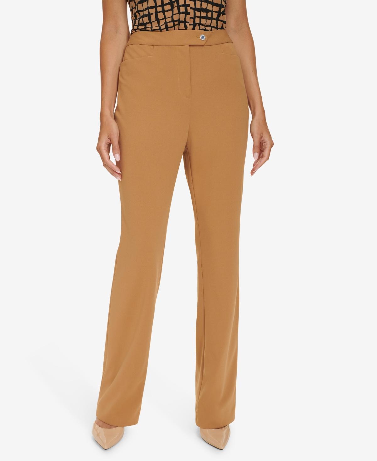 Calvin Klein Womens Straight Leg Pants Product Image