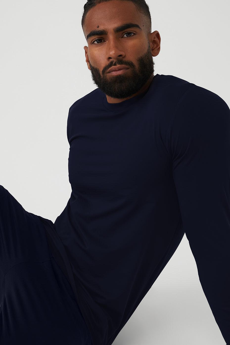 Conquer Reform Crewneck Long Sleeve - Navy Male Product Image