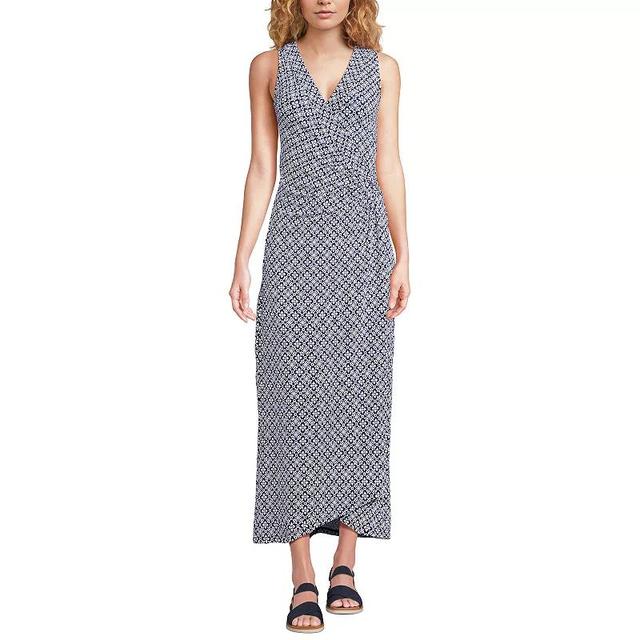 Womens Lands End Sleeveless Tulip Hem Maxi Dress Product Image