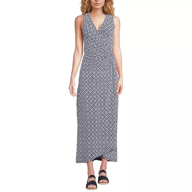 Womens Lands End Sleeveless Tulip Hem Maxi Dress Product Image