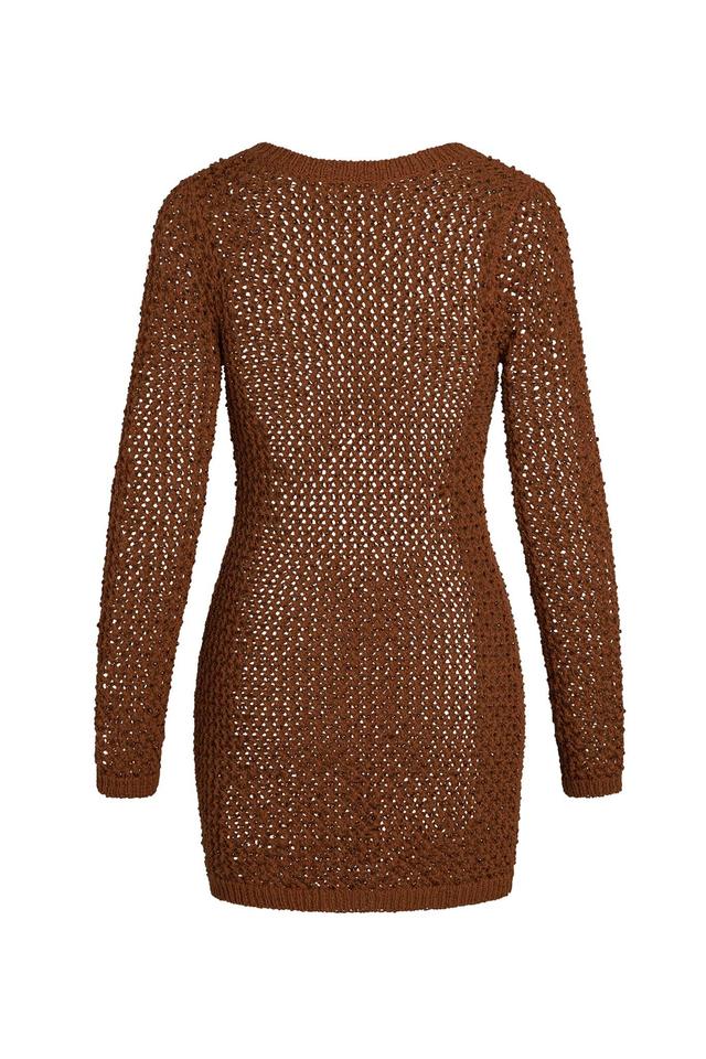 Bermuda Dress - Bronze Diamond Crochet Product Image